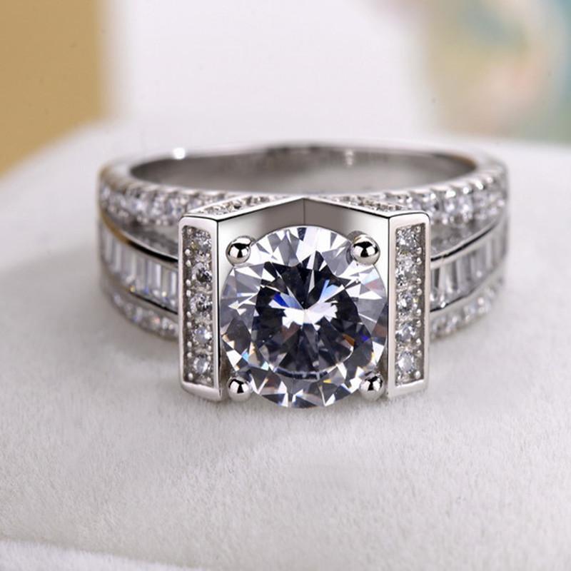 Women Accessories List - Wedding Ring Mode-sieraden Romantische Zirkoon Dames