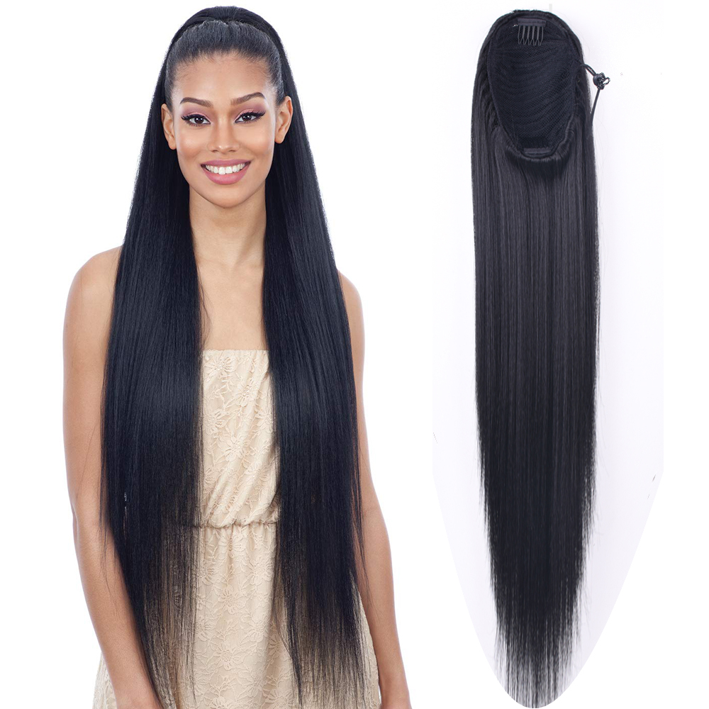 Hair Band Elastic - 30Inch Lange Afro Bladerdeeg Yaki Straight