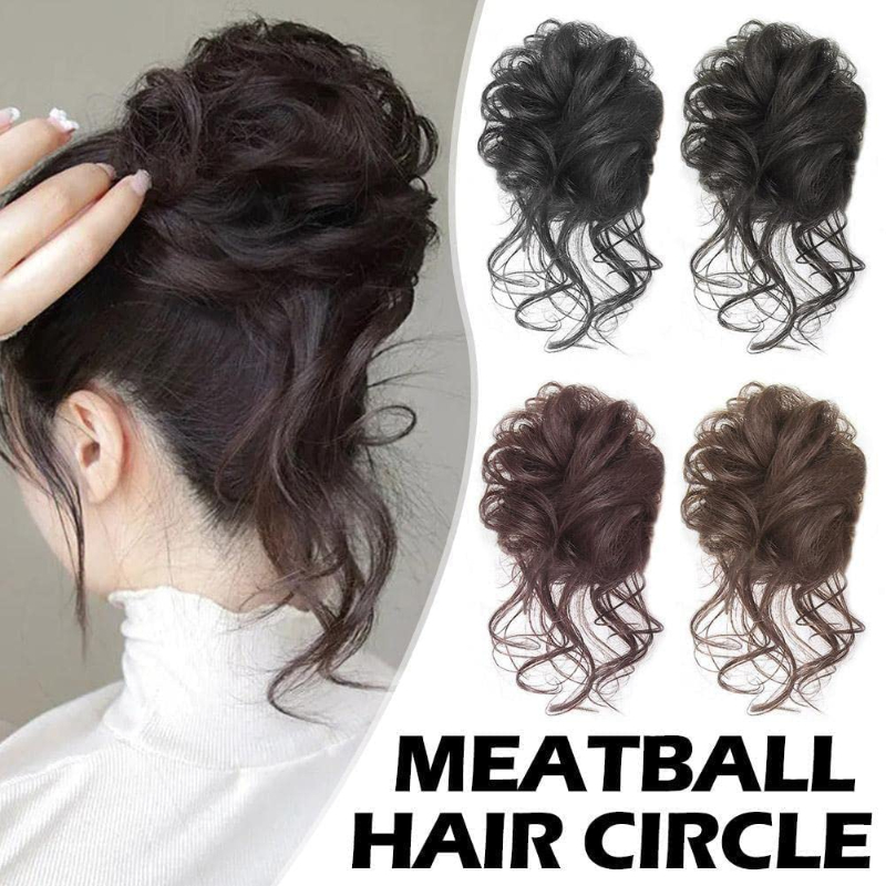 Hair Band Elastic - Synthetische Mode Rommelig Krullend Haar Broodjes