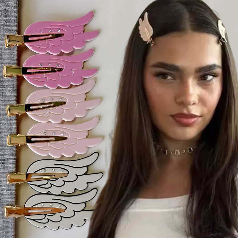 Women'S Vanity Accessories - 1/2 Stuks Leuke Vleugels Haarspeld Fun