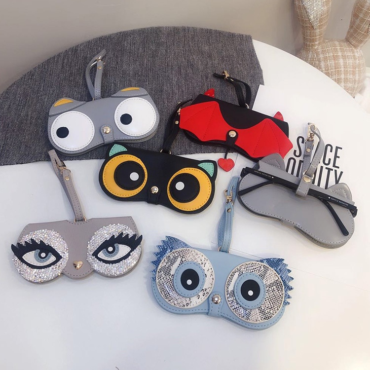 Women Accessories List - Ins Cartoon Schattige Brillenhoes Draagbare Heren