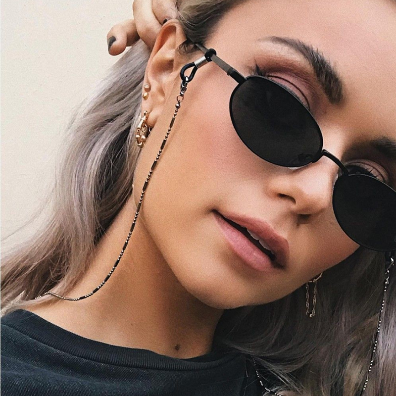 Women Accessories In Wholesale - Masker zonnebrilkettingen voor dames heren zwart
