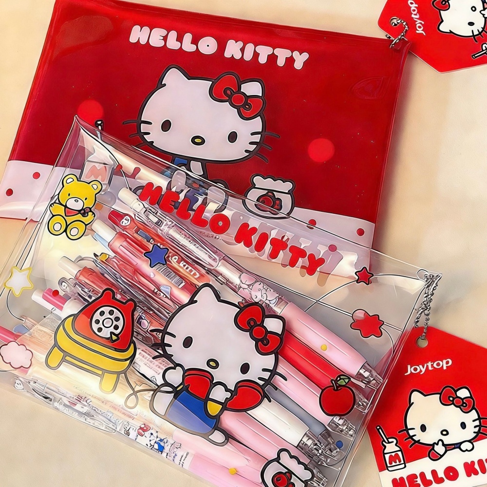 Women'S Vanity Accessories - Originele Hello Kitty PVC Snap Pouch
