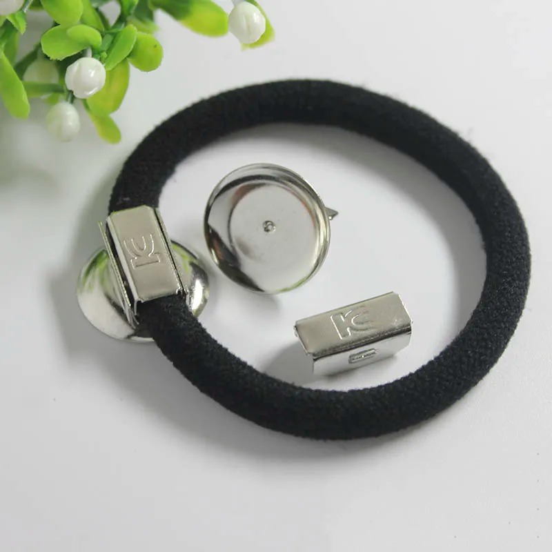 Hair Band Elastic - 100 stks Haarband Basisafstelling Nikkelvrij 18mm