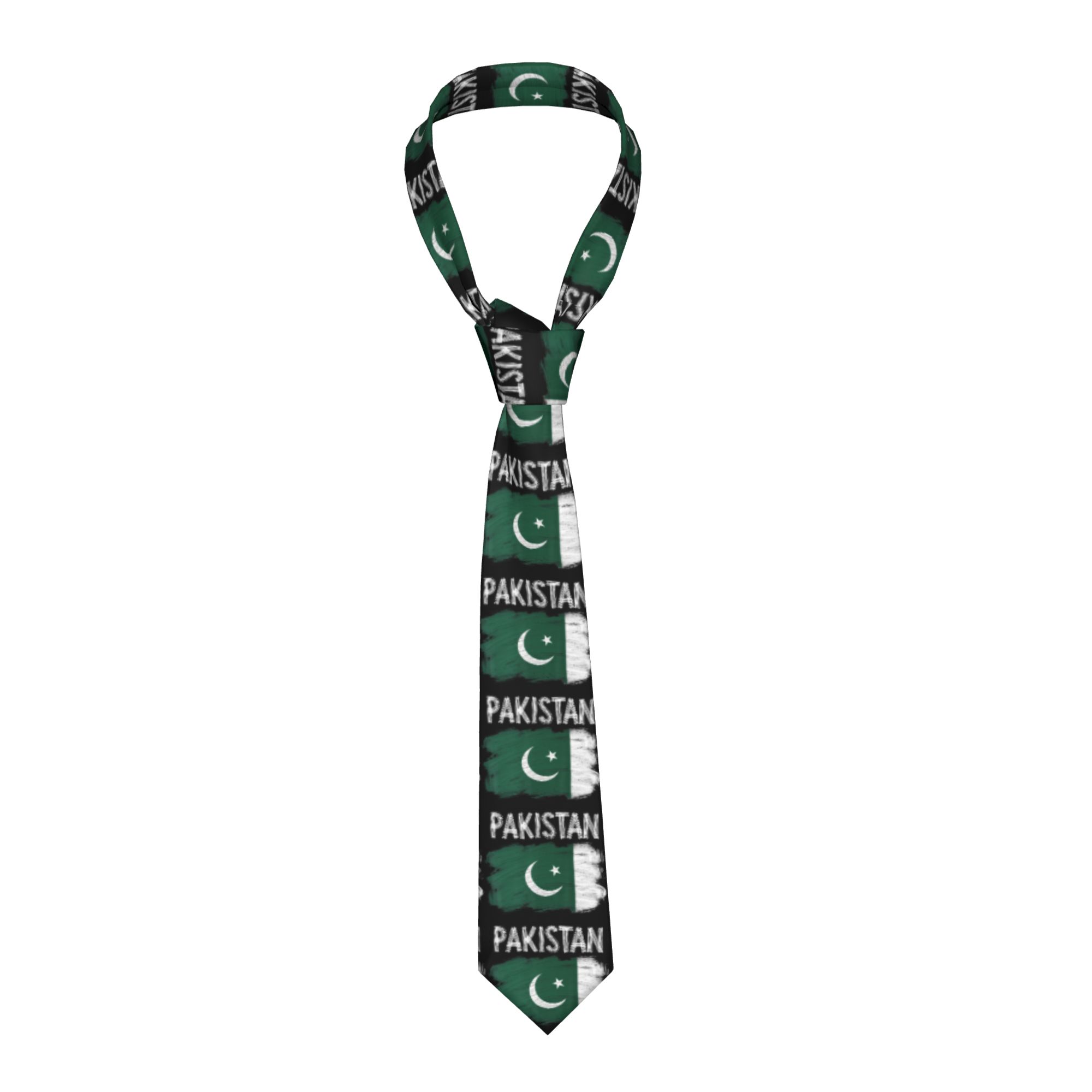 Women Accessories Pakistan - Pakistan Roots Pakistaanse vlag stropdas Klassieke
