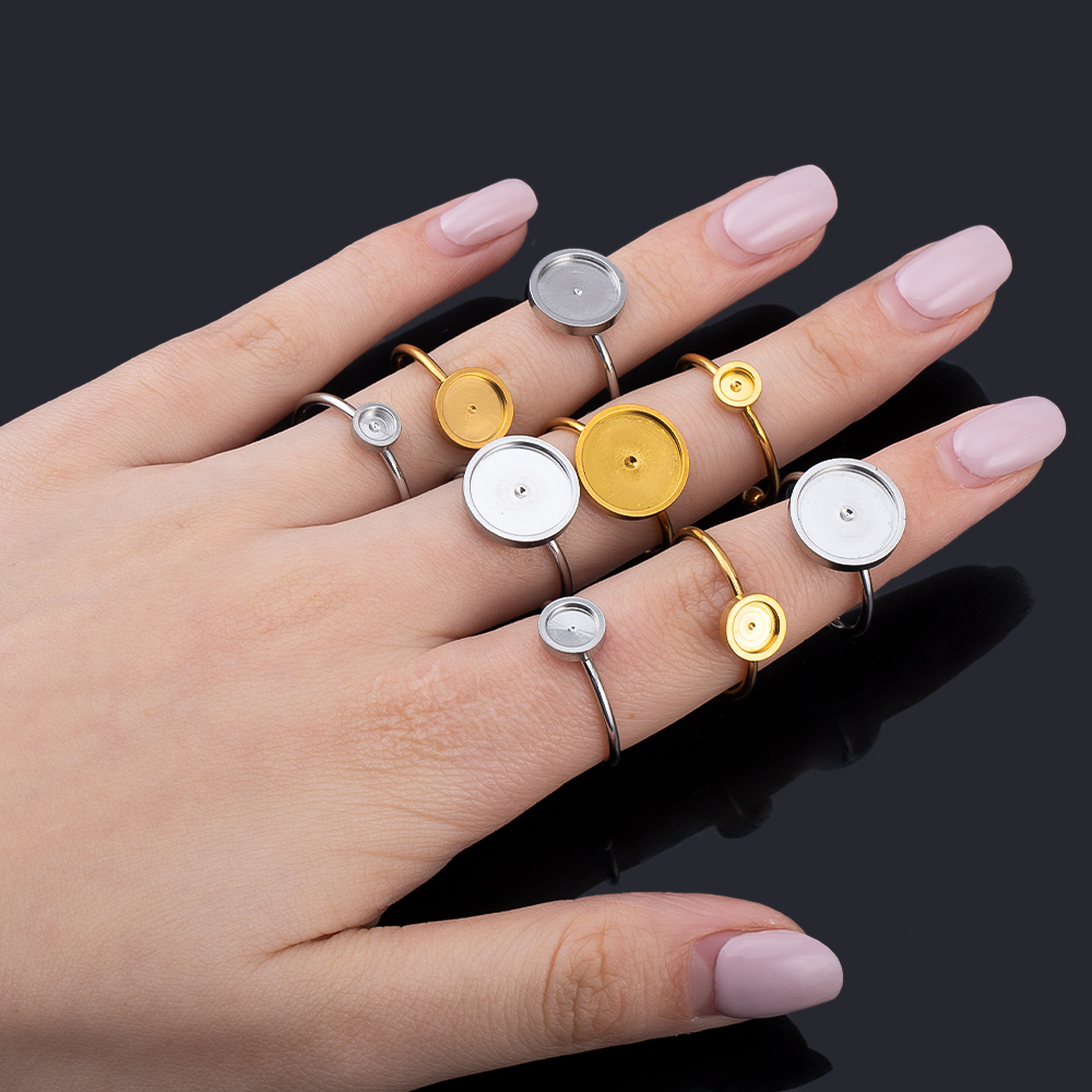 Ring Set Adjustable - 10st verstelbare open vinger ring instelling