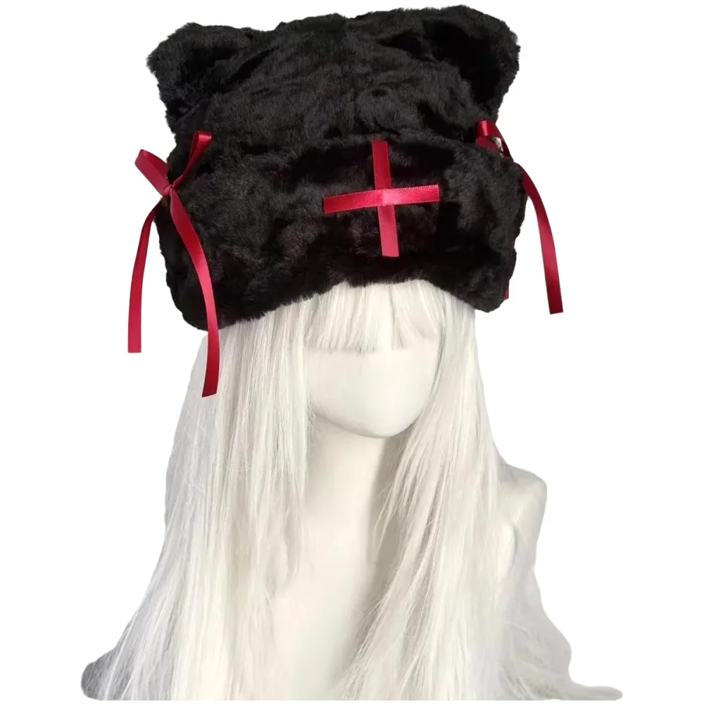 Women'S Y2K Accessories - Subcultuur bloem polka dot baret, y2k
