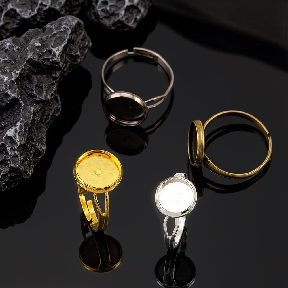 Ring Set Adjustable - 10 stks/partij Verstelbare Blank Ring Base