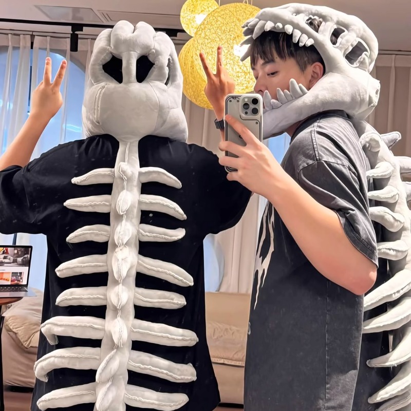 Women'S Clothing And Accessories - Dinosaurus skelet cosplay kostuum 3D schattige