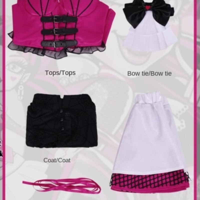 Women'S Y2K Accessories - Anime Vampir Draculaura Cosplay Kostuums Anime