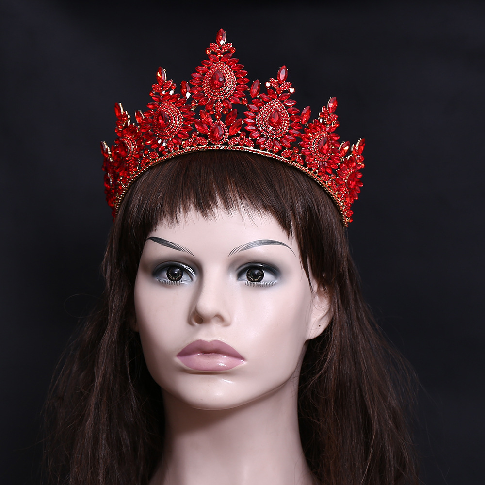 Women'S Hair Accessories Wedding - Barokke Europese en Amerikaanse schoonheidswedstrijd bruidskroon