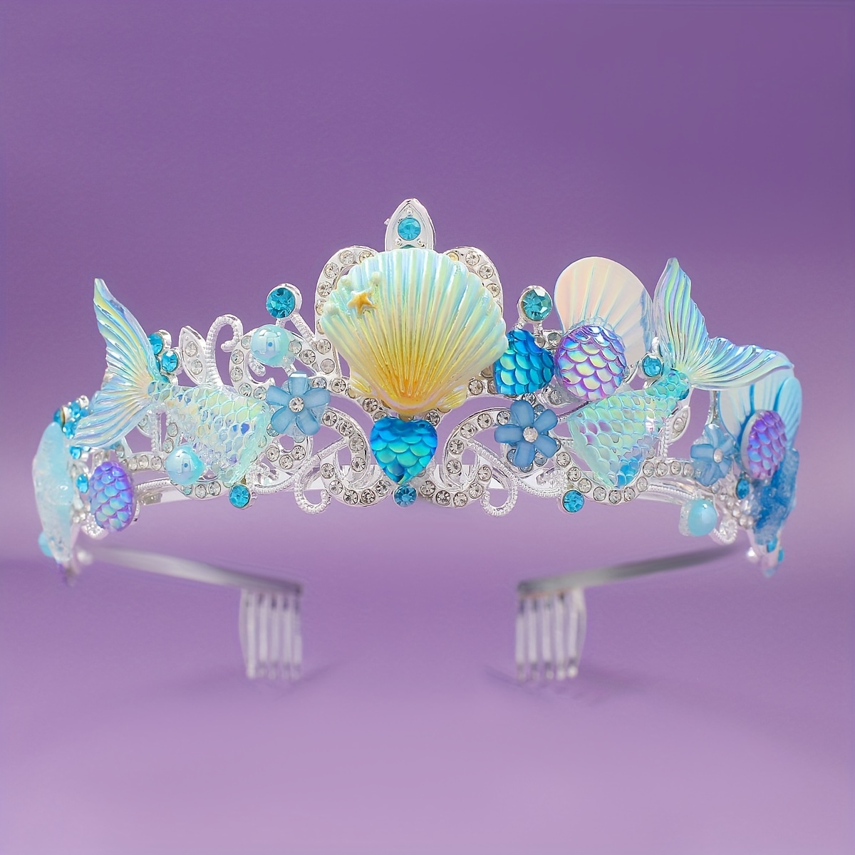 Women Accessories To Gift - 2025, nieuwe zeemeermin haarkam, kroon, oceaanserie,