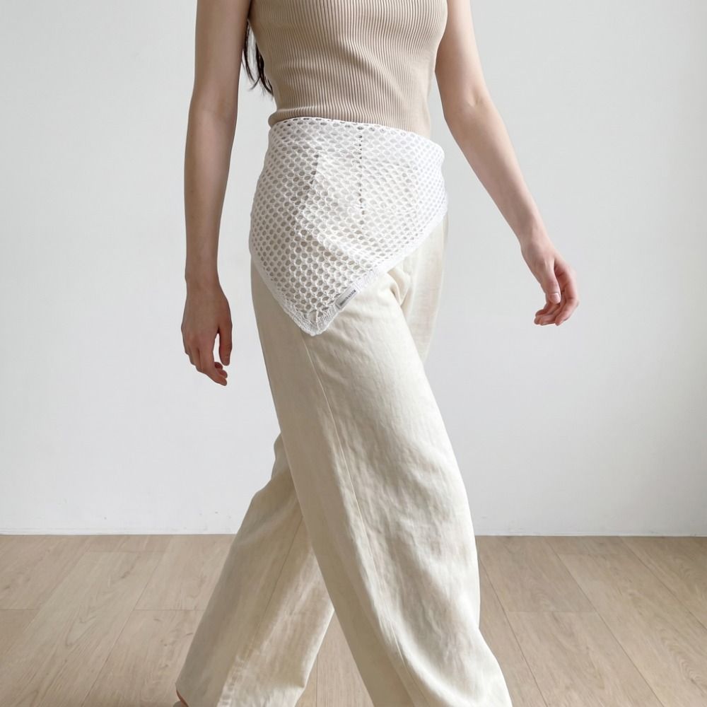 Elegante effenkleurige driehoe - Women'S Korean Accessories recensie en prijs