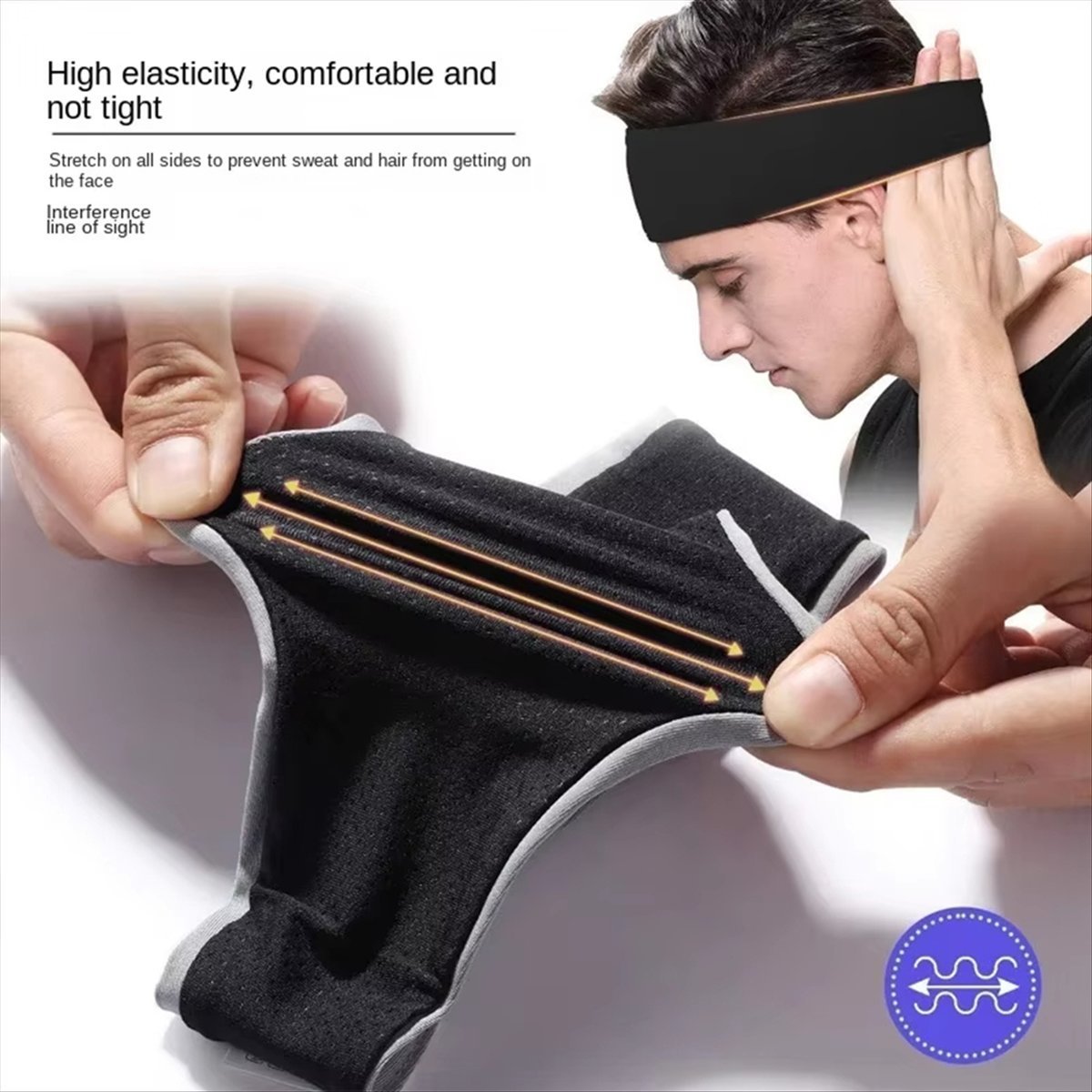 ABST Zweetband voor heren Dame - Hair Band Elastic recensie en prijs