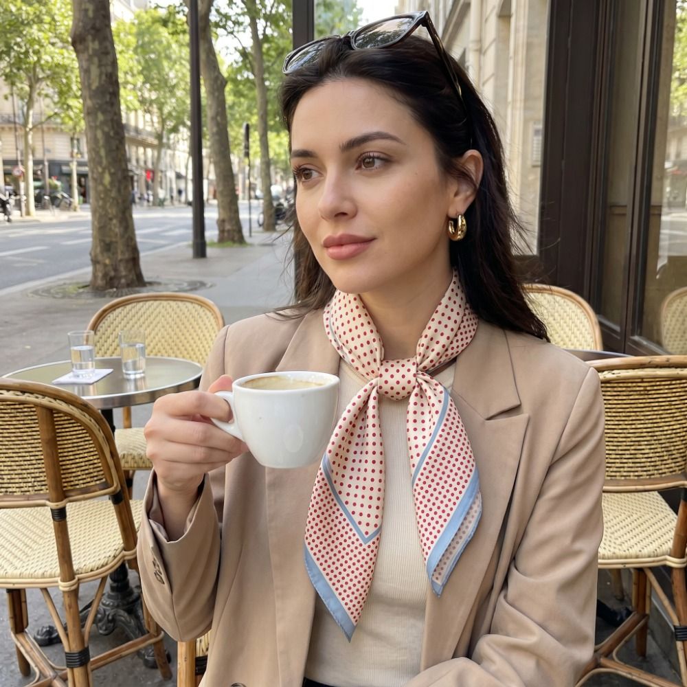 All-match bedrukte sjaal met s - Women'S Korean Accessories recensie en prijs
