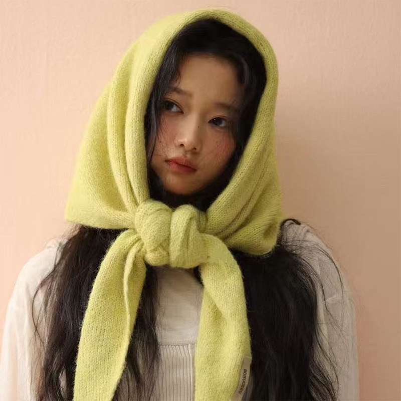 Koreaanse wol gebreide driehoe - Women'S Korean Accessories recensie en prijs