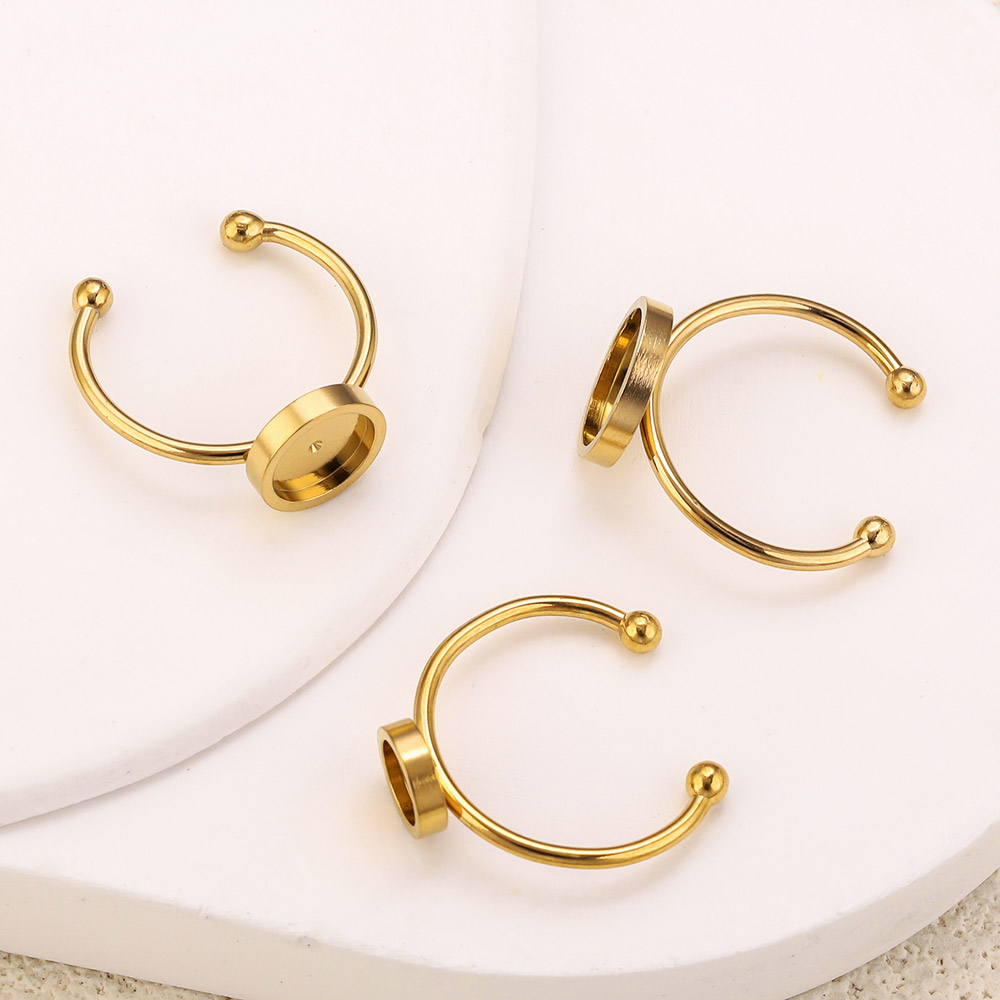 10 stuks roestvrijstalen ronde - Ring Set Adjustable recensie en prijs
