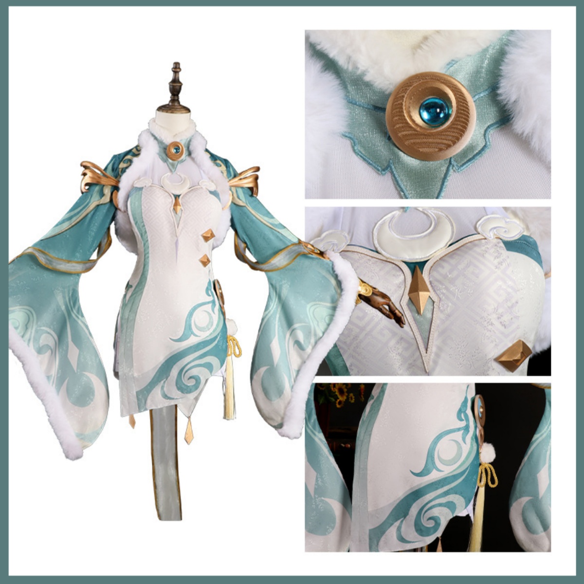 Game Zibai Cosplay Kostuum Gro - Women'S Clothing And Accessories recensie en prijs