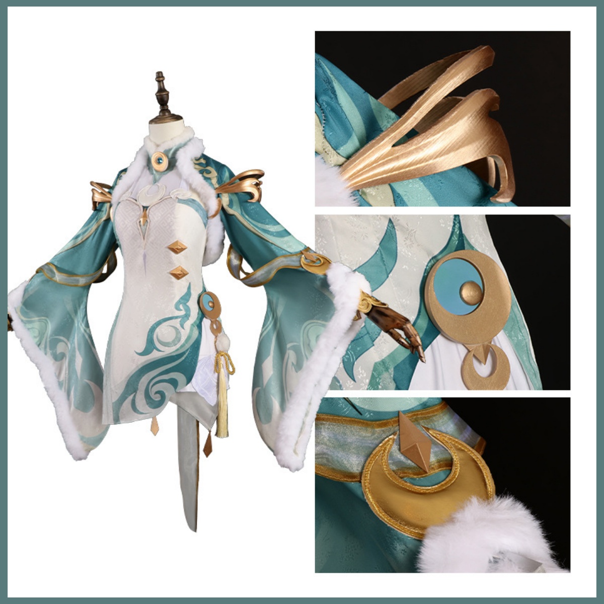 Game Zibai Cosplay Kostuum Gro - Women'S Clothing And Accessories recensie en prijs