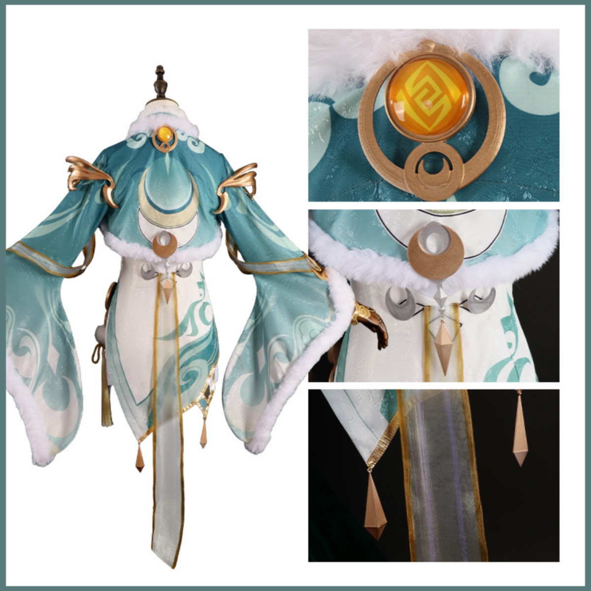 Game Zibai Cosplay Kostuum Gro - Women'S Clothing And Accessories recensie en prijs