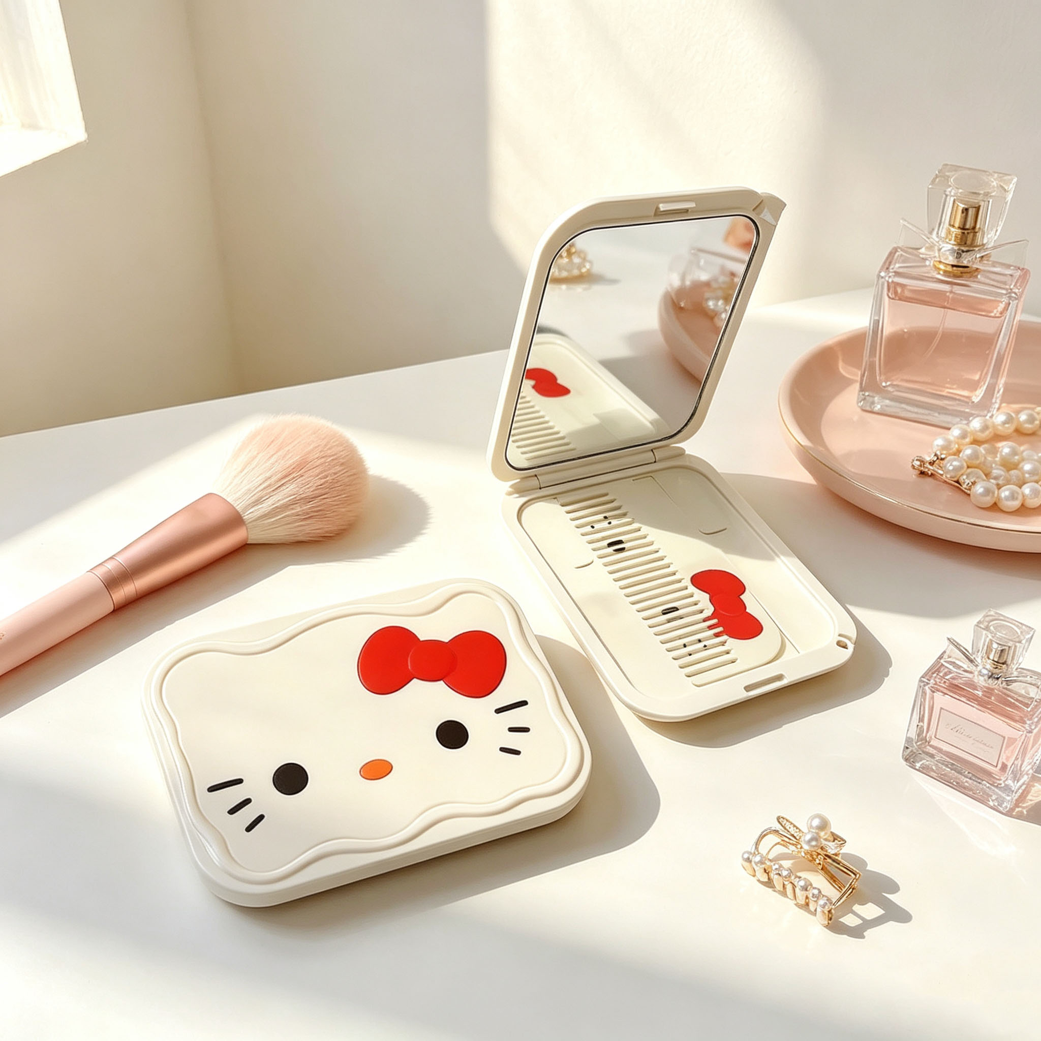 Hello Kitty opvouwbare spiegel - Women'S Vanity Accessories recensie en prijs