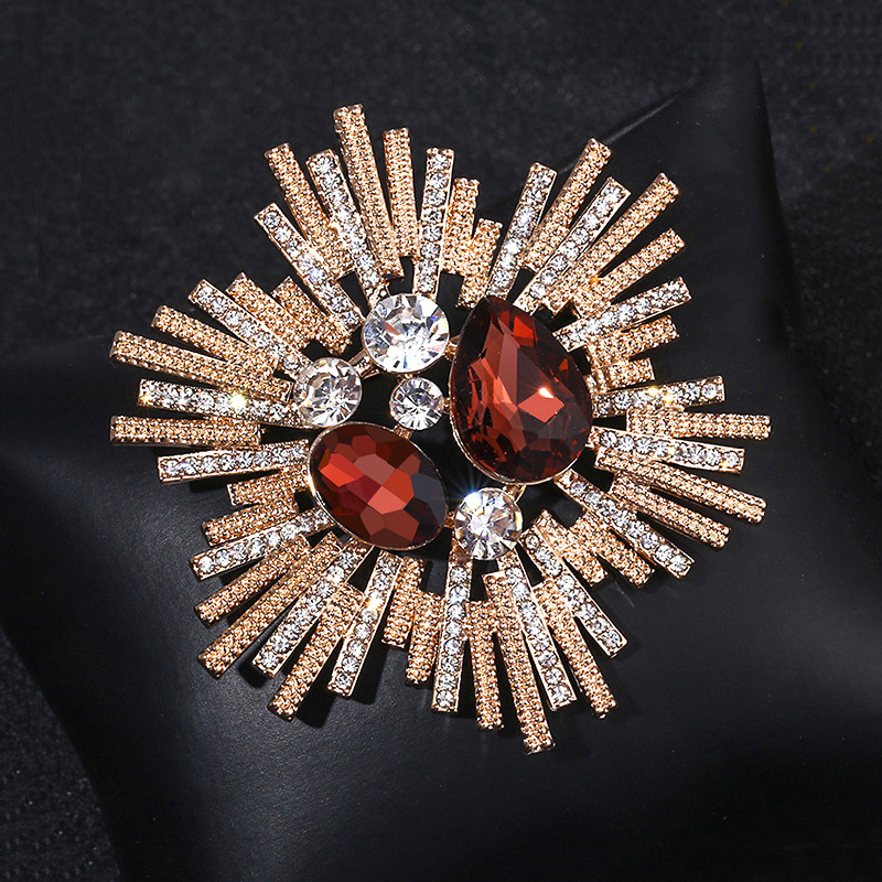 Luxe kristallen broche van hog - Women'S Accessories Manufacturers recensie en prijs