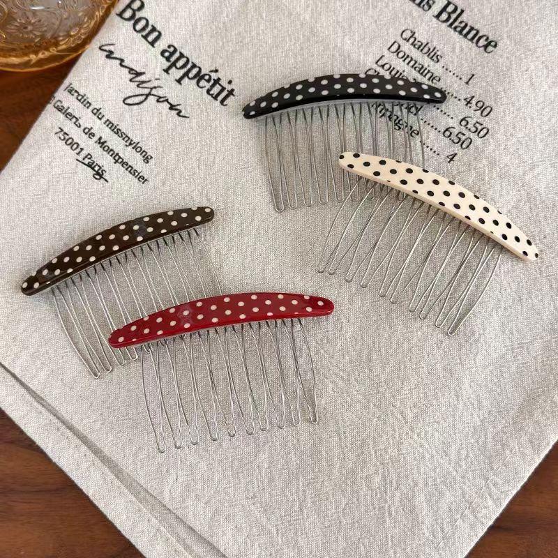Hot Sale Polka Dot Haarkammen  - Women Accessories Sale recensie en prijs