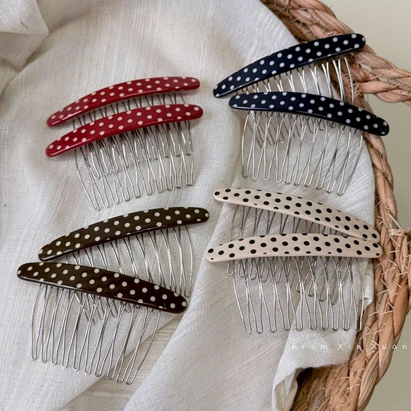 Hot Sale Polka Dot Haarkammen  - Women Accessories Sale recensie en prijs