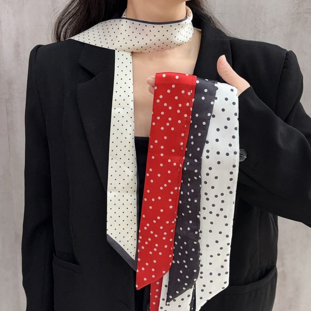 Mode zijden sjaal met stippen  - Women'S Korean Accessories recensie en prijs