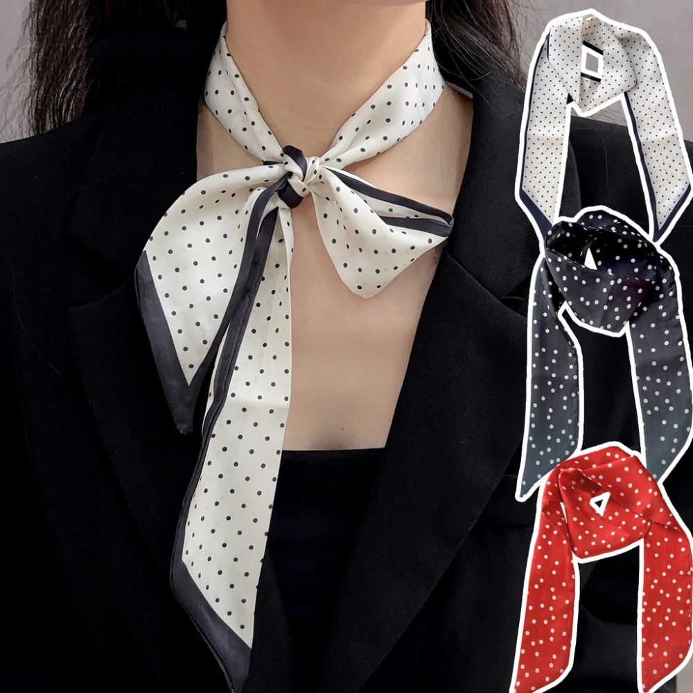 Mode zijden sjaal met stippen  - Women'S Korean Accessories recensie en prijs