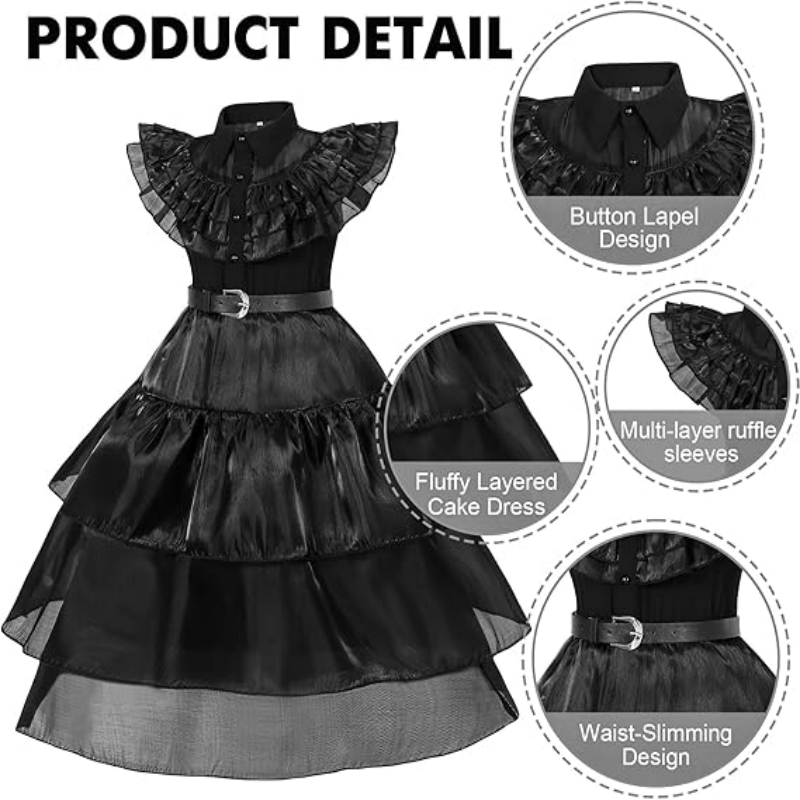 Zwarte heksenprinsesjurk voor  - Women'S Clothing And Accessories recensie en prijs