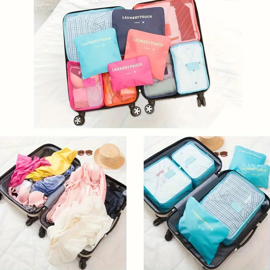 6 stks Reisorganisator Opbergz - Women Accessories List recensie en prijs