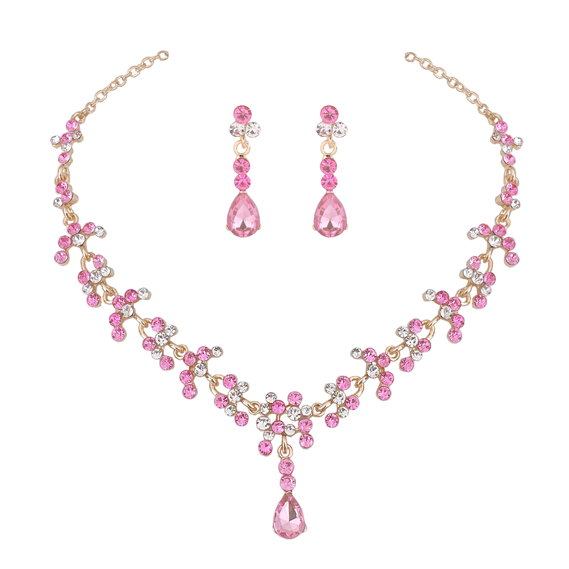 Barokke Roze Paars Kristal Bru - Women Jewelry Accessories For Black Dress recensie en prijs