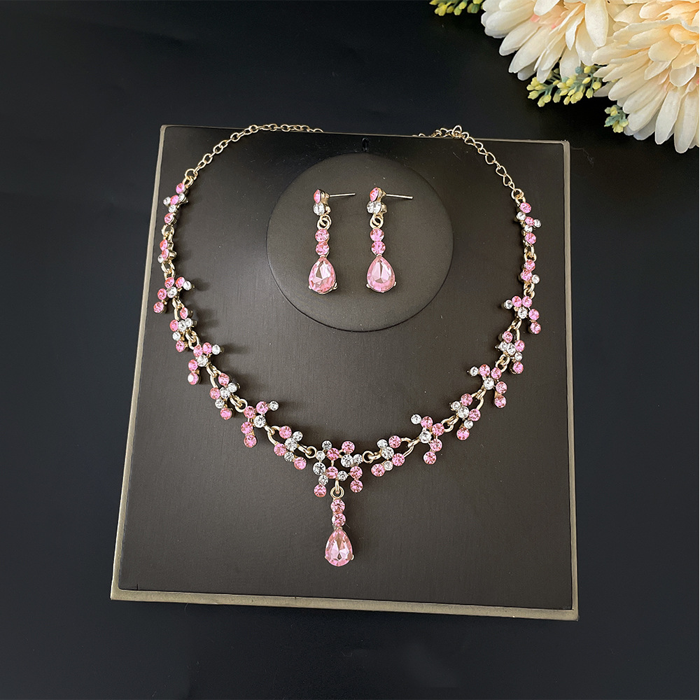 Barokke Roze Paars Kristal Bru - Women Jewelry Accessories For Black Dress recensie en prijs