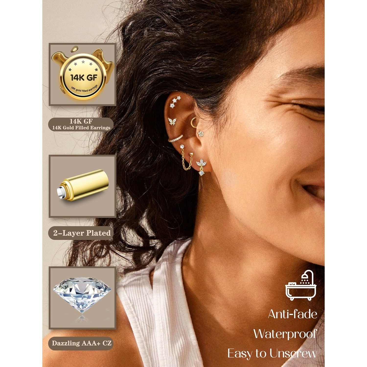 Bobisty Kraakbeen Oorbellen vo - Women Accessories Jewelry recensie en prijs