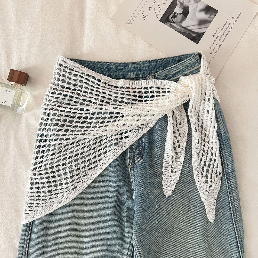 Effen kleur driehoekige sjaal  - Women'S Korean Accessories recensie en prijs
