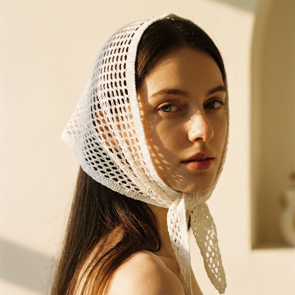 Effen kleur driehoekige sjaal  - Women'S Korean Accessories recensie en prijs
