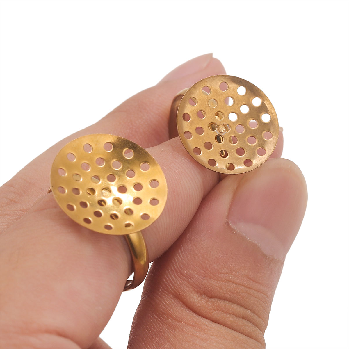 10 stks/partij Rvs Ring Basis  - Ring Set Adjustable recensie en prijs