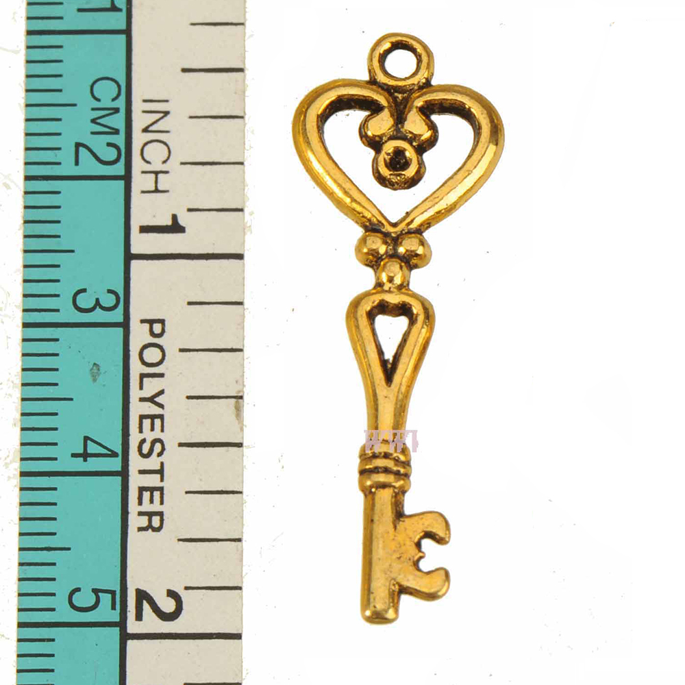 40 stuks gouden sleutels bedel - Women'S Accessories Manufacturers recensie en prijs