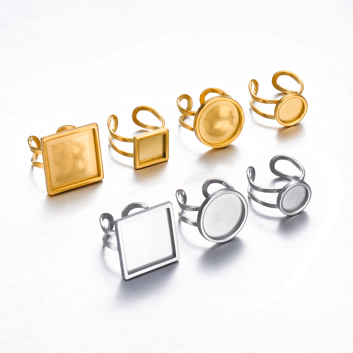 4 STUKS RVS Verstelbare Ring R - Ring Set Adjustable recensie en prijs