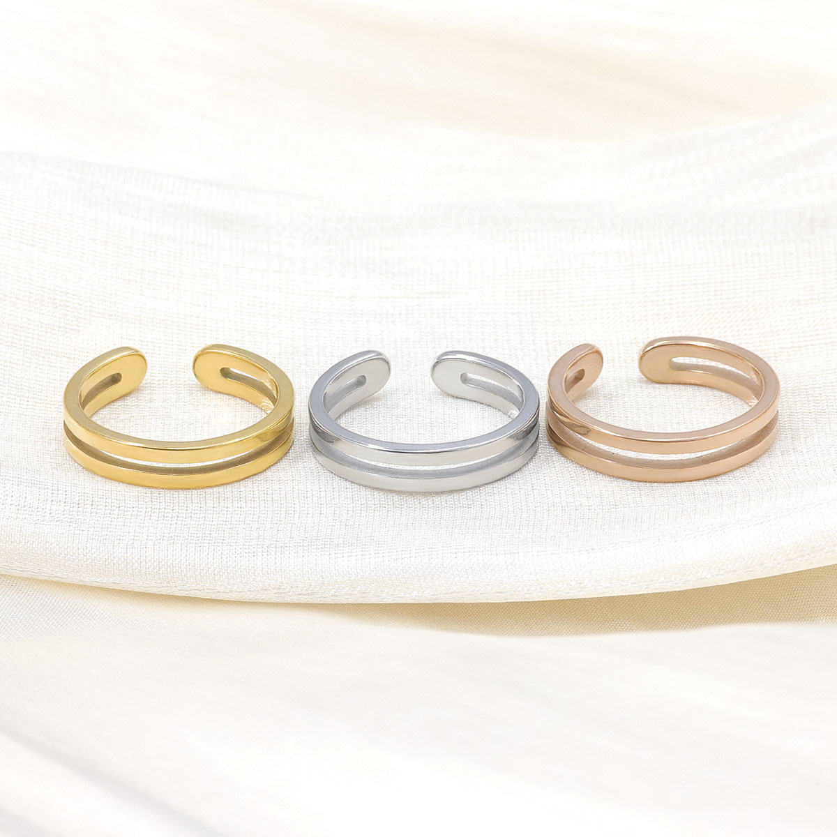 Verstelbare dubbele laag teenr - Ring Set Adjustable recensie en prijs