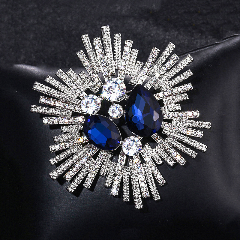 Luxe kristallen broche van hog - Women'S Accessories Manufacturers recensie en prijs