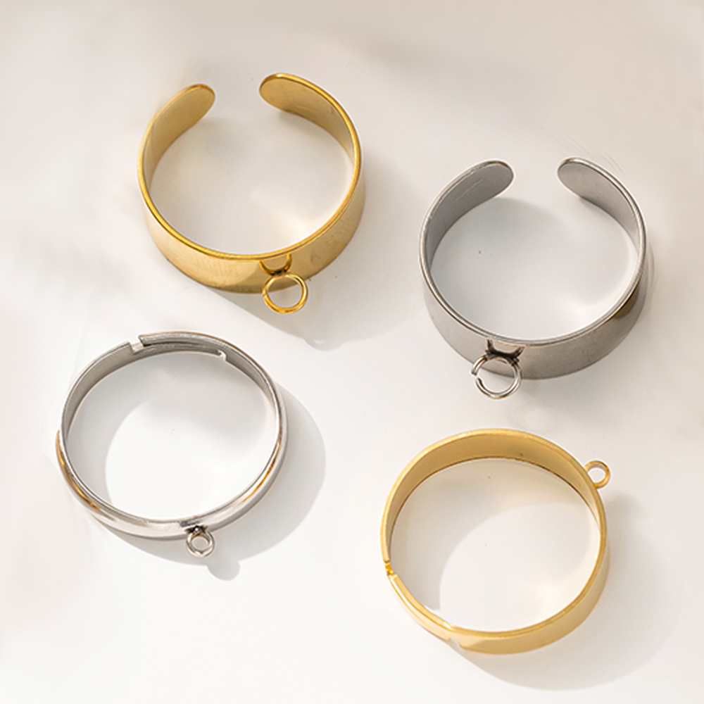 5 stks/partij Rvs Goud Kleur O - Ring Set Adjustable recensie en prijs