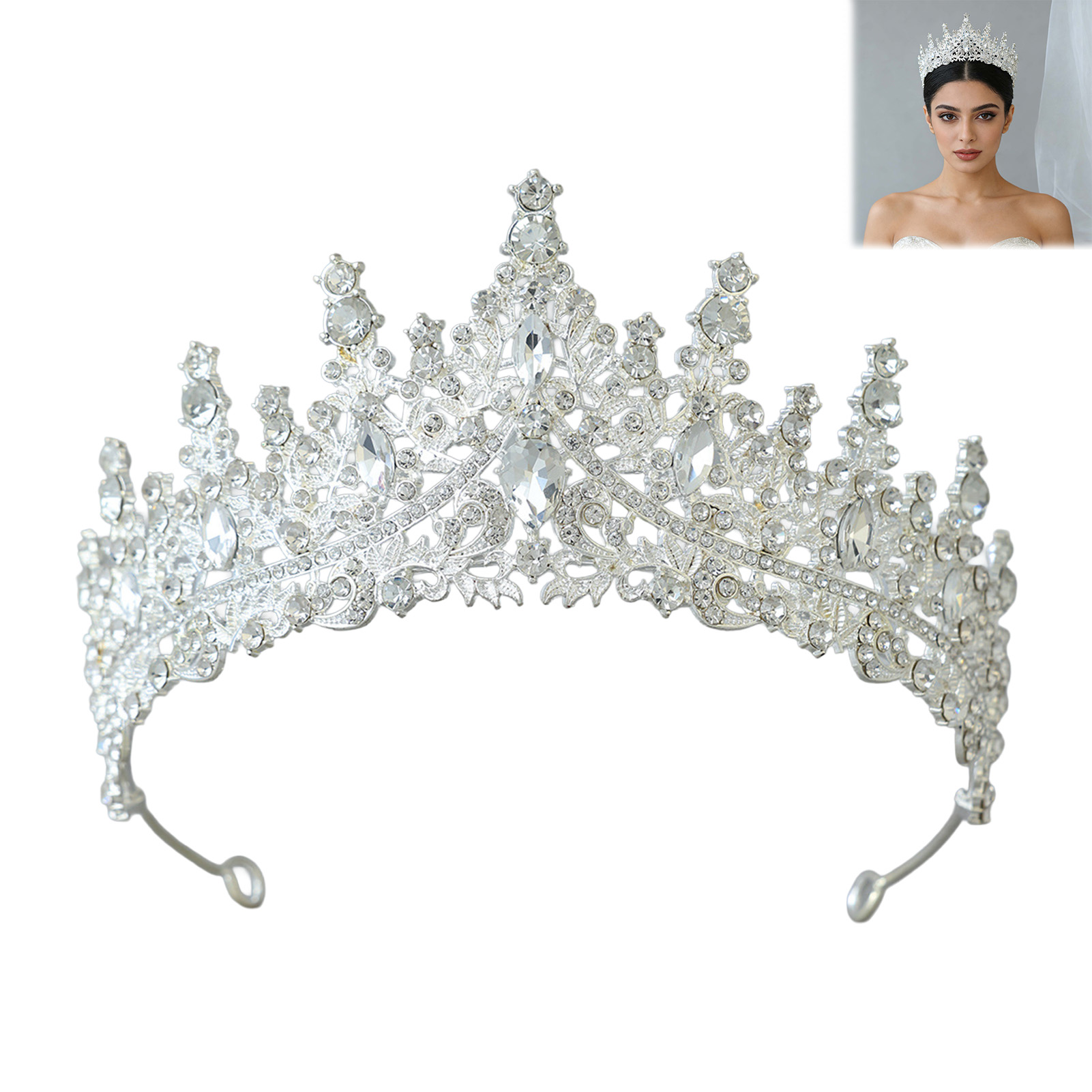 Bruidshoofddeksel Sprankelende - Women Accessories Jewelry recensie en prijs