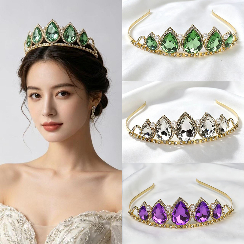 Groene waterdruppel strass kri - Women Accessories Jewelry recensie en prijs
