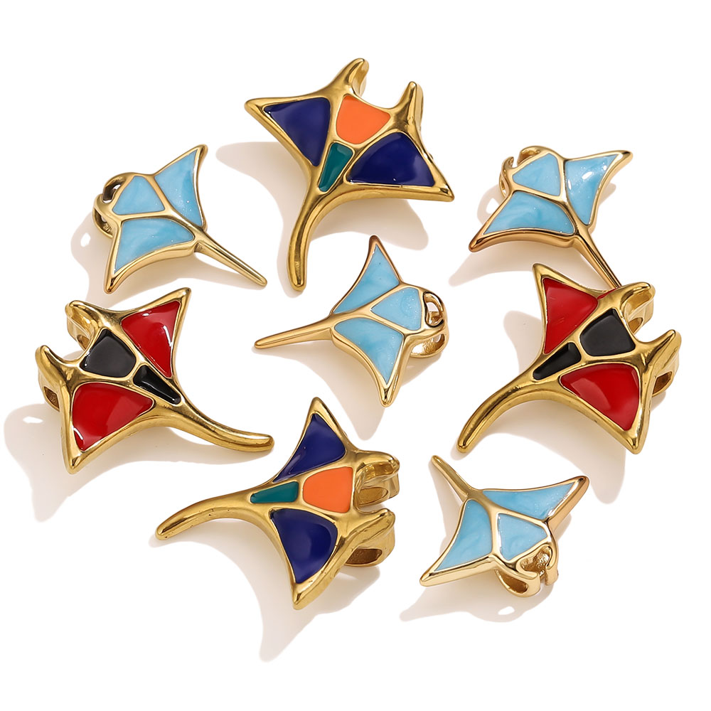 1 Stuks Rvs Charms Emaille Dui - Women'S Accessories Manufacturers recensie en prijs