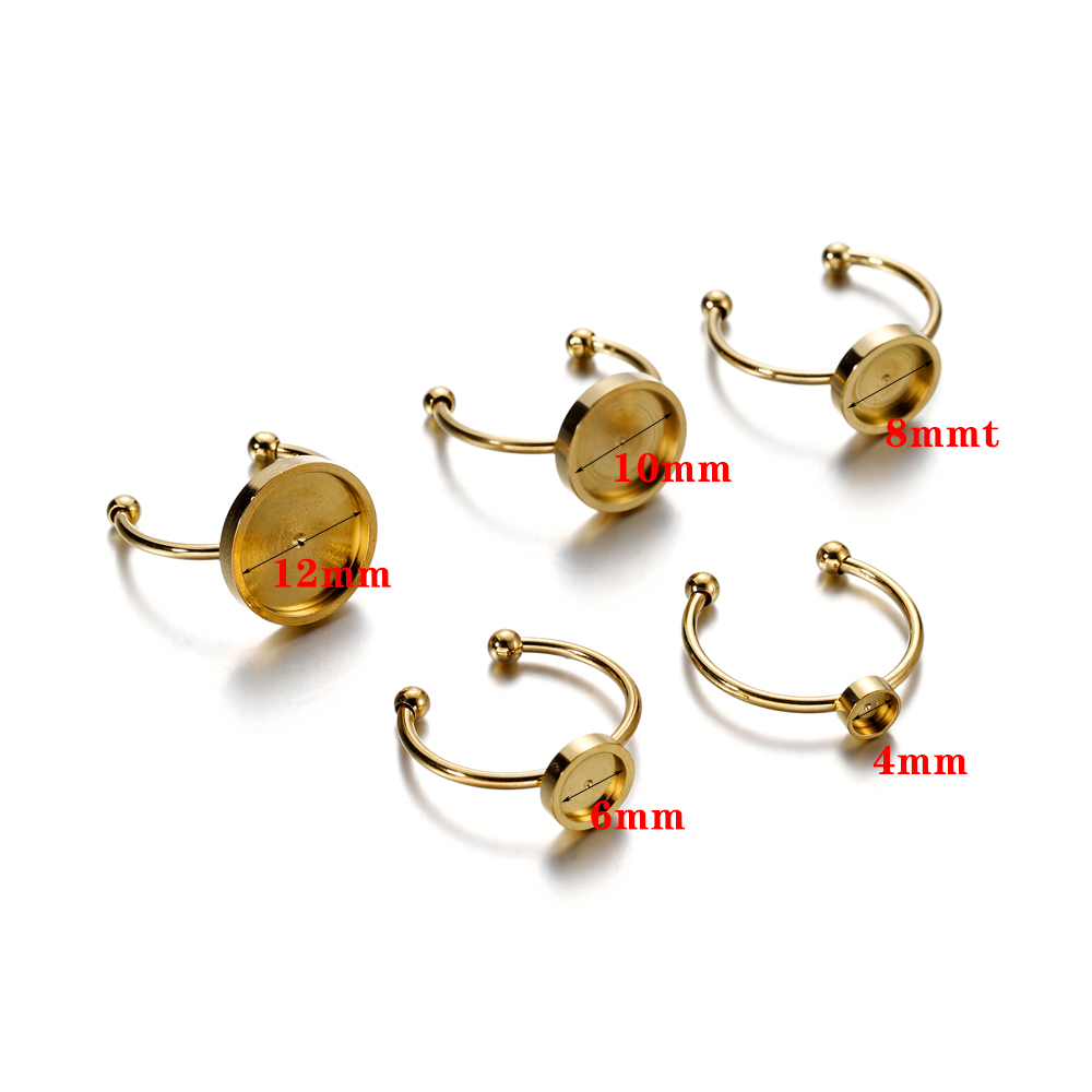 10 stuks verstelbare roestvrij - Ring Set Adjustable recensie en prijs